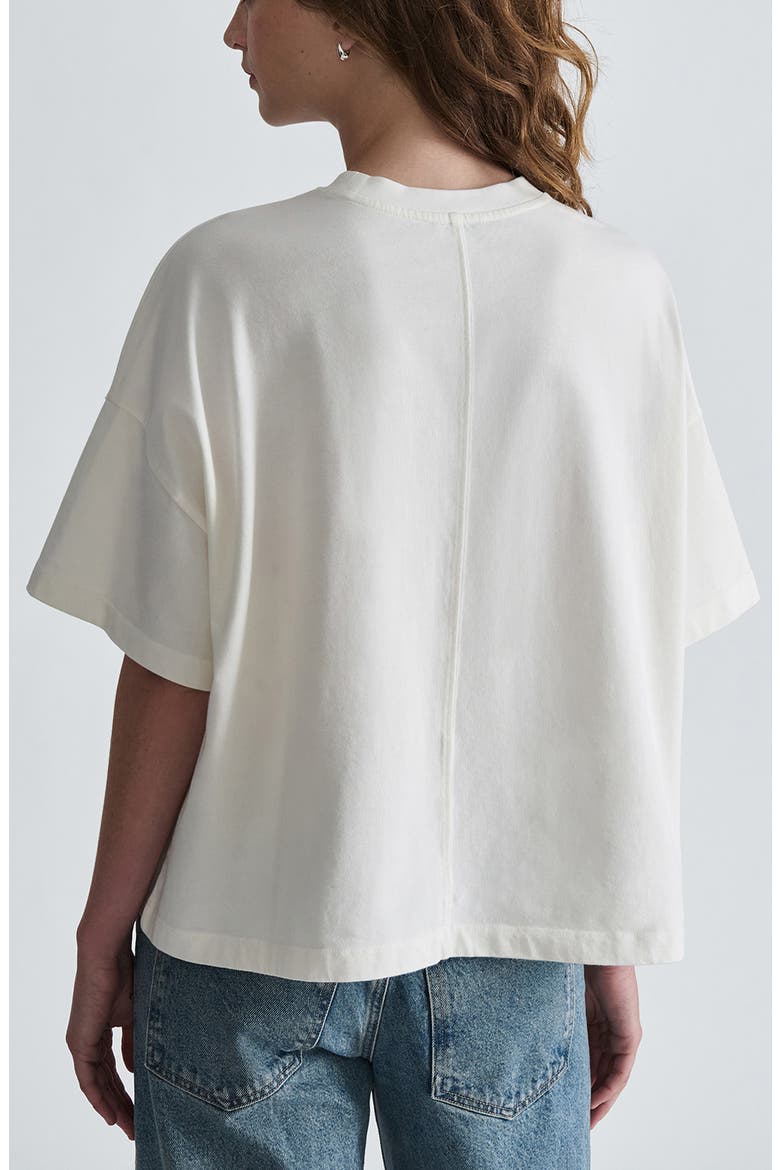 Oversize Crewenck T-Shirt, Alternate, color, ANTIQUE WHITE