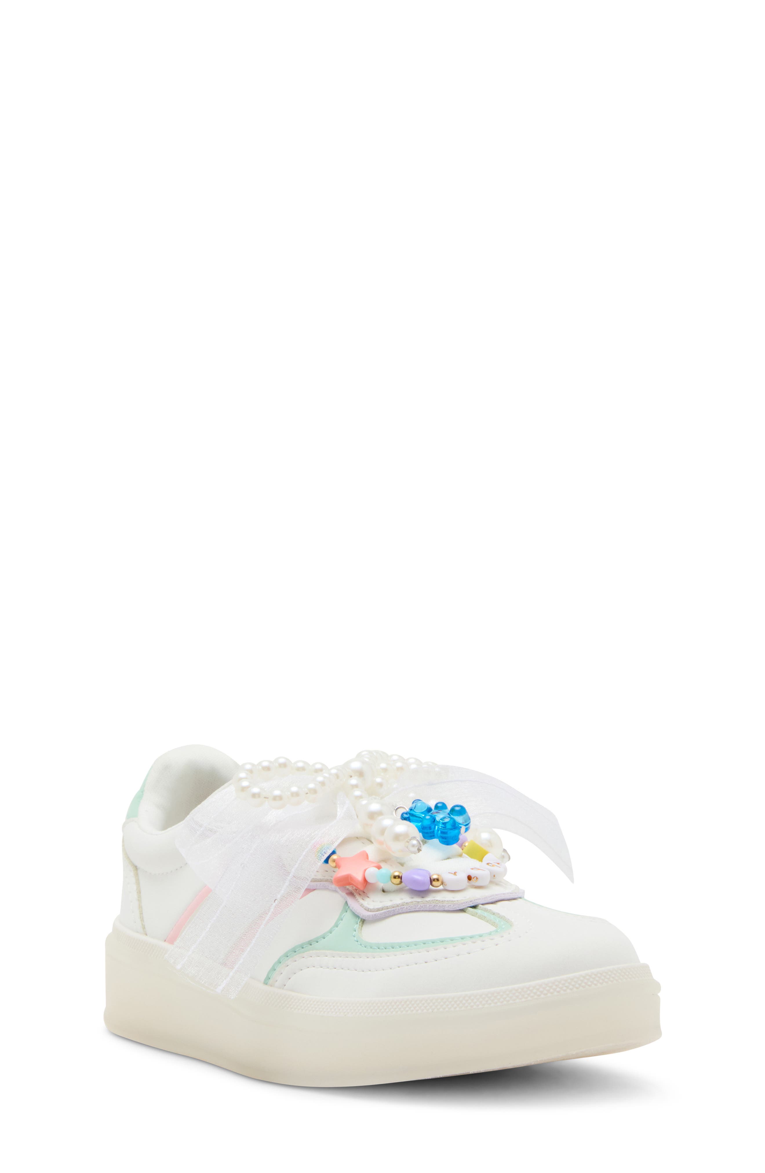 Steve Madden Kids&#x27; JSianna Platform Sneaker, Main, color, White Multi