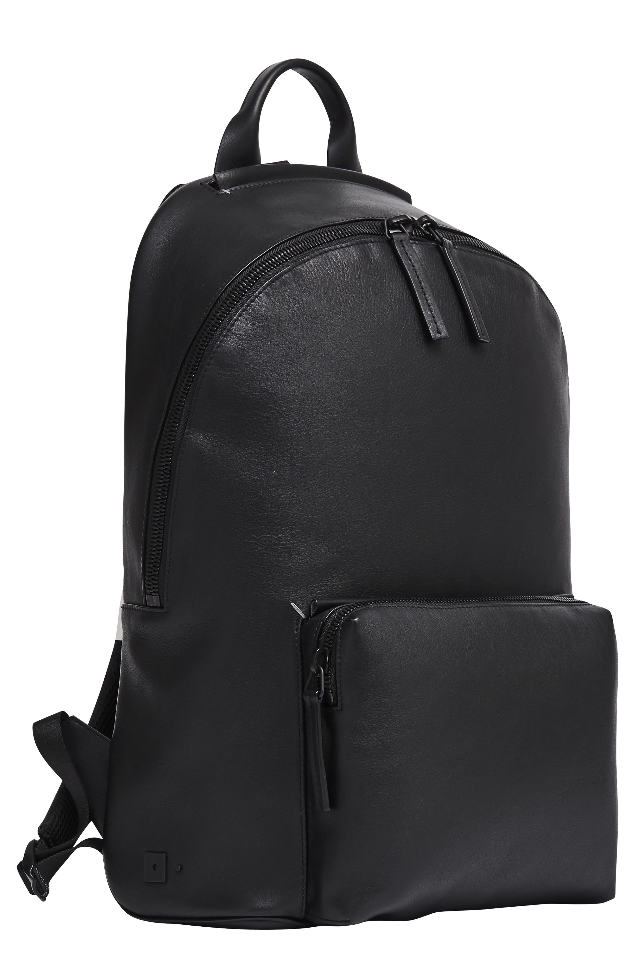 Troubadour Leather Backpack, Main, color, 