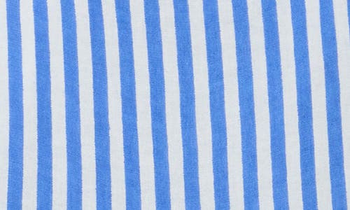 Vitamin A ® Ophelia Linen & Organic Cotton Cover-up Overalls In Coastal Stripe