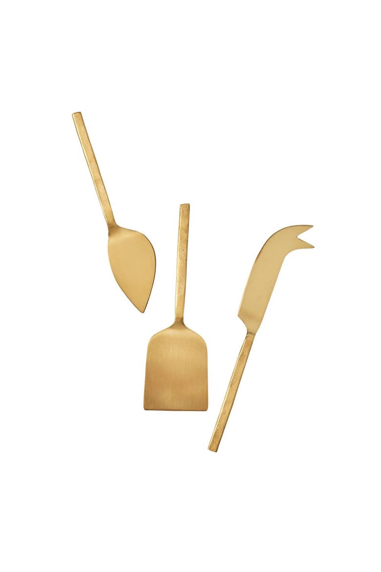 Azura Cheese Set, Main, color, Gold