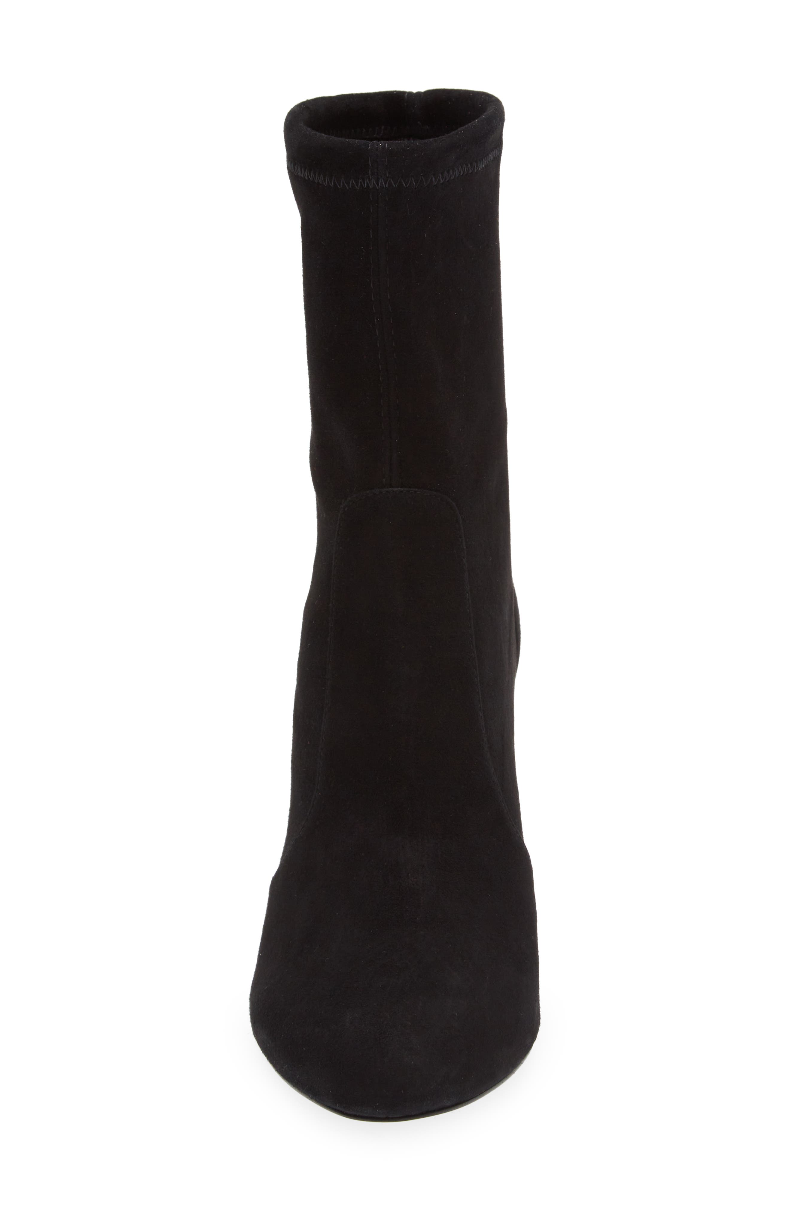 Stuart Weitzman Flareblock 85 Stretch Bootie, Alternate, color, 