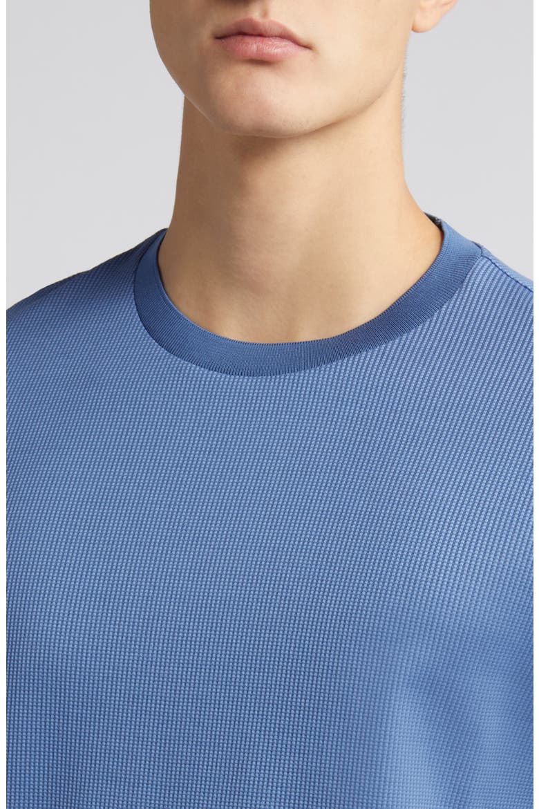 Tiburt Ringer Cotton T-Shirt, Alternate, color, OPEN BLUE