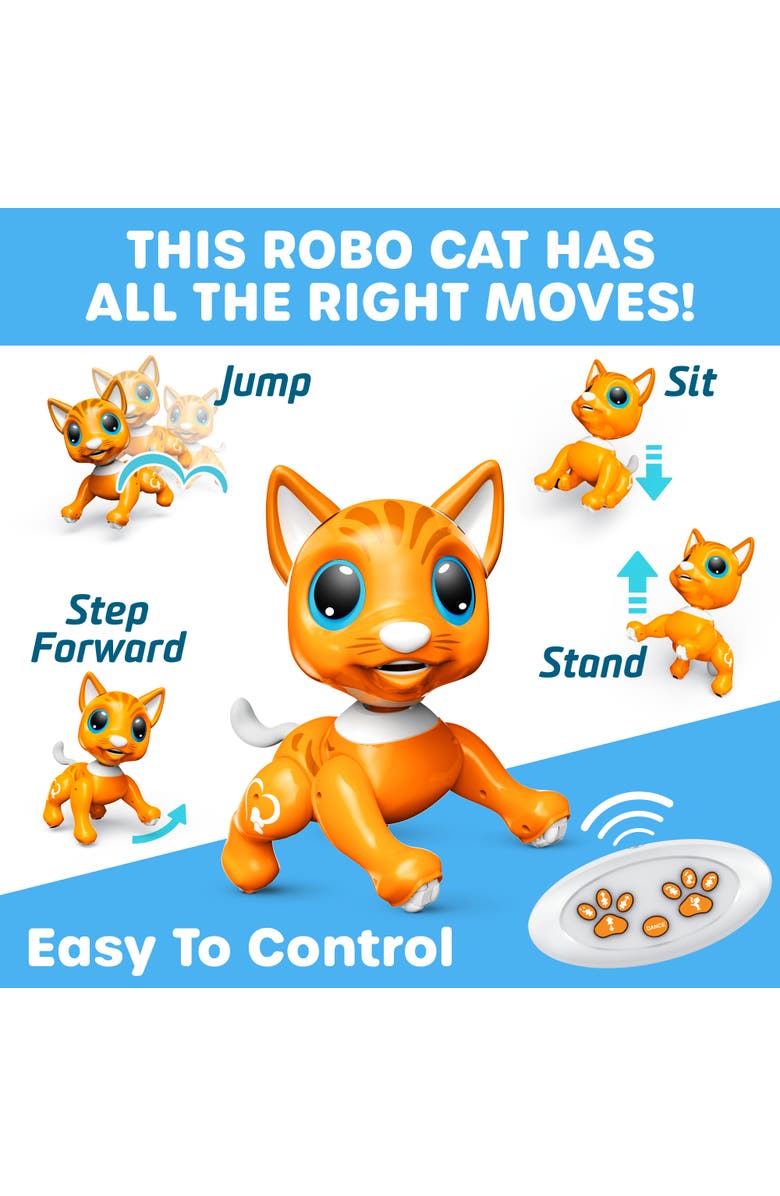 Power Your Fun Robot Toy Car Interactive Hand Motion Gestures Toy, Alternate, color, Orange