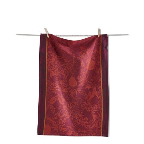Pear Jacquard Dishtowel Cotton Kitchen Towel for Fall