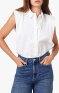 Habitual Shoulder Pad Sleeveless Shirt