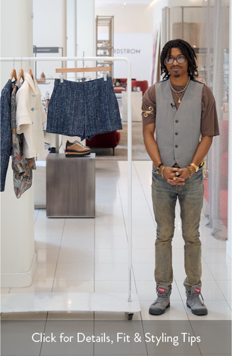 The Tweed Cotton Shorts, sales video thumbnail