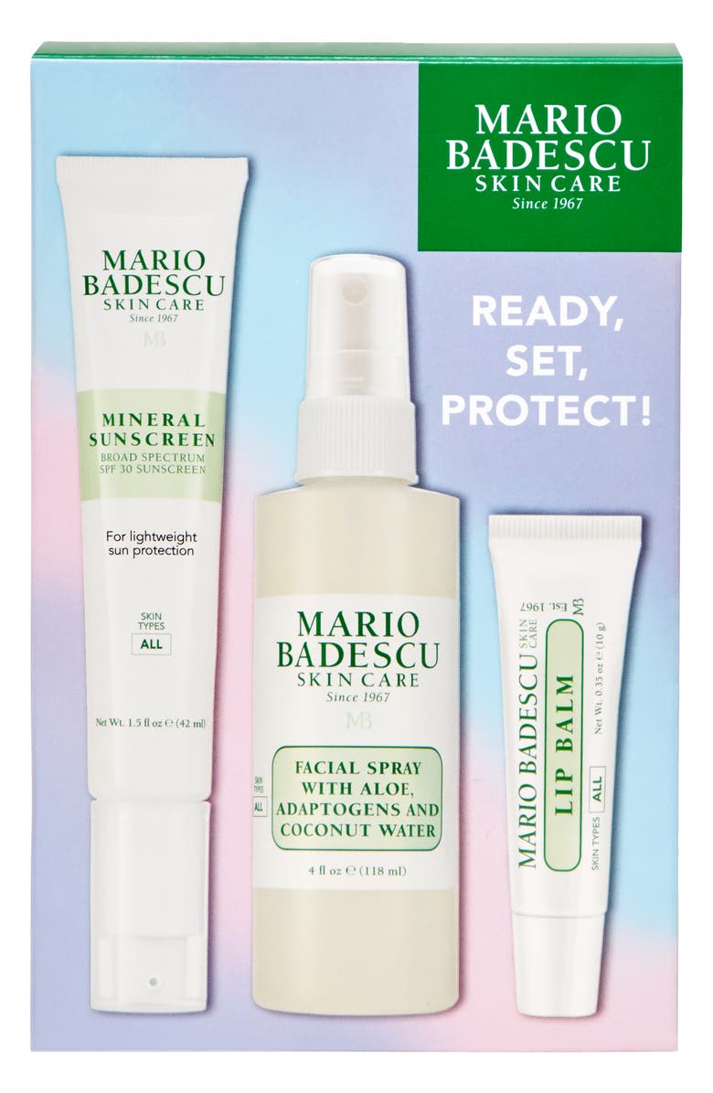 Mario Badescu Ready, Set, Protect Gift Set (Nordstrom Exclusive) $45 Value, Alternate, color, 