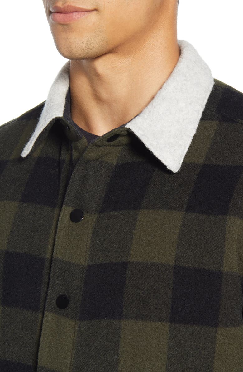 Smartwool Anchor Line High Pile Fleece Lined Shirt Jacket, Alternate, color, 