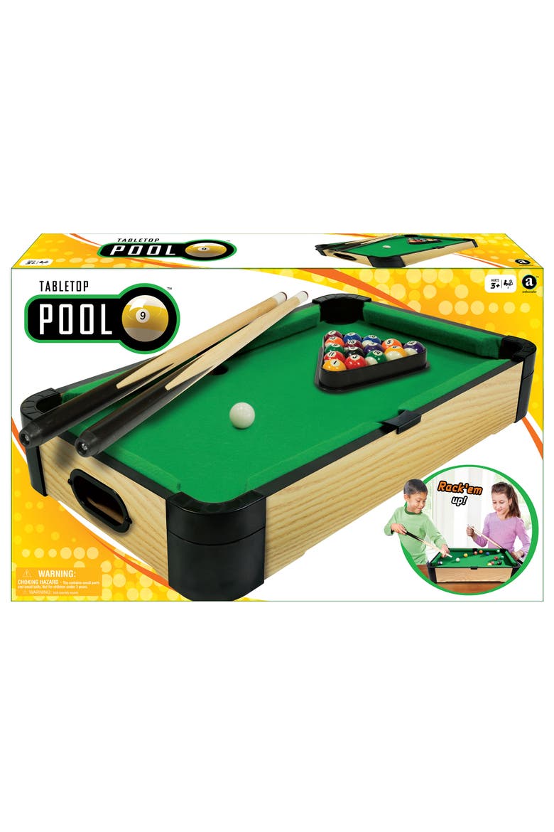 Tabletop Pool 20",  2 Players, Main, color, Multicolored