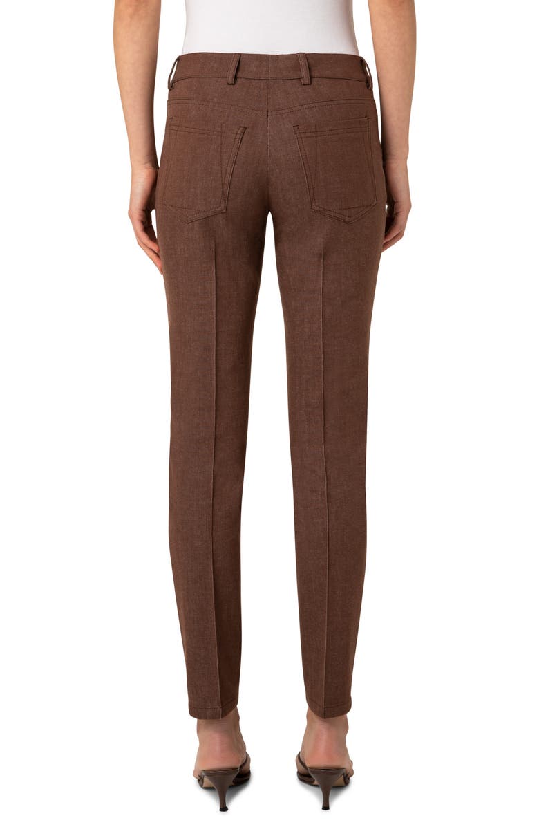 Akris Magda Stretch Denim Pants, Alternate, color, 