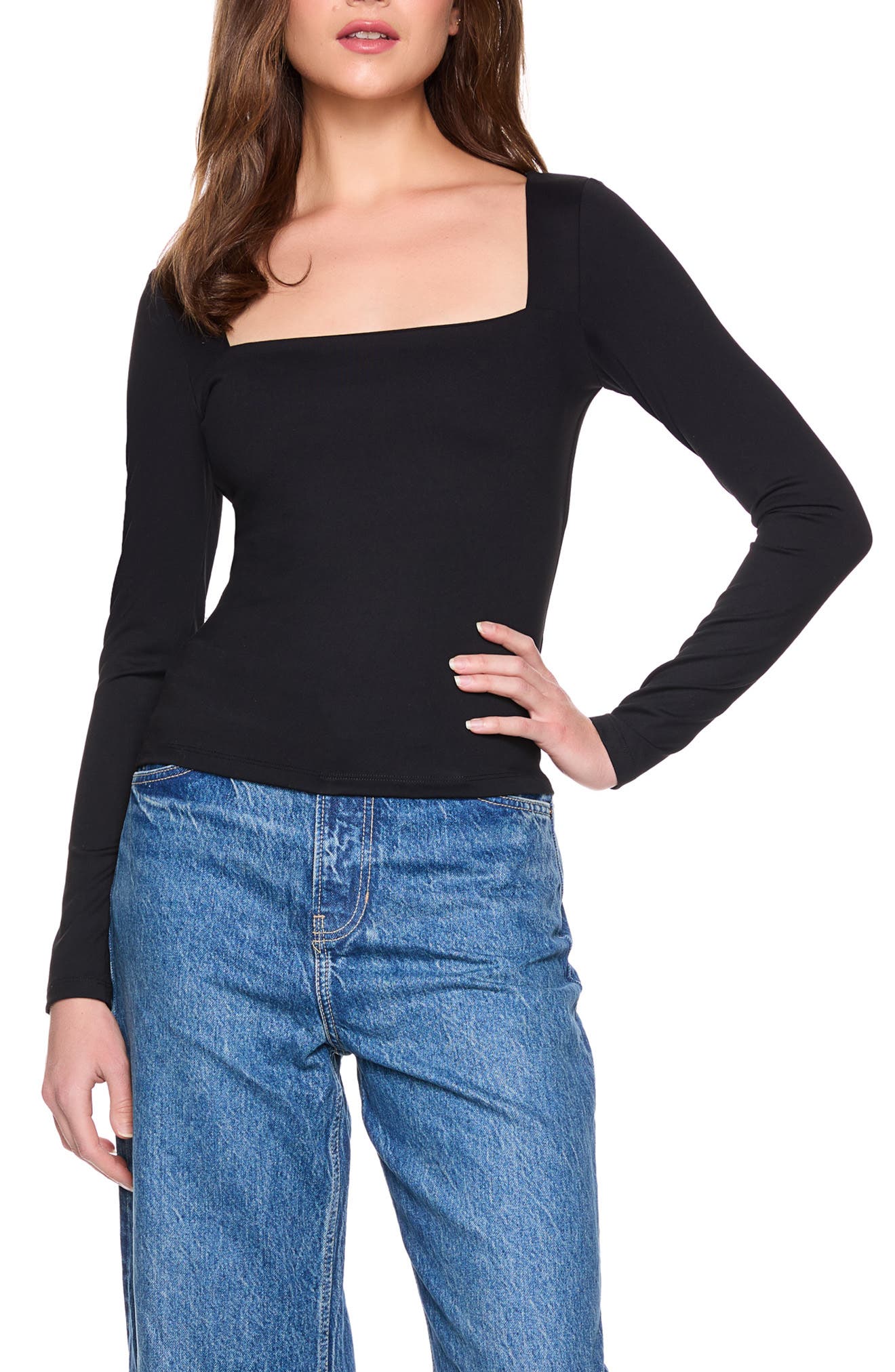 Susana Monaco Square Neck Top