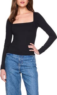 Susana Monaco Square Neck Top
