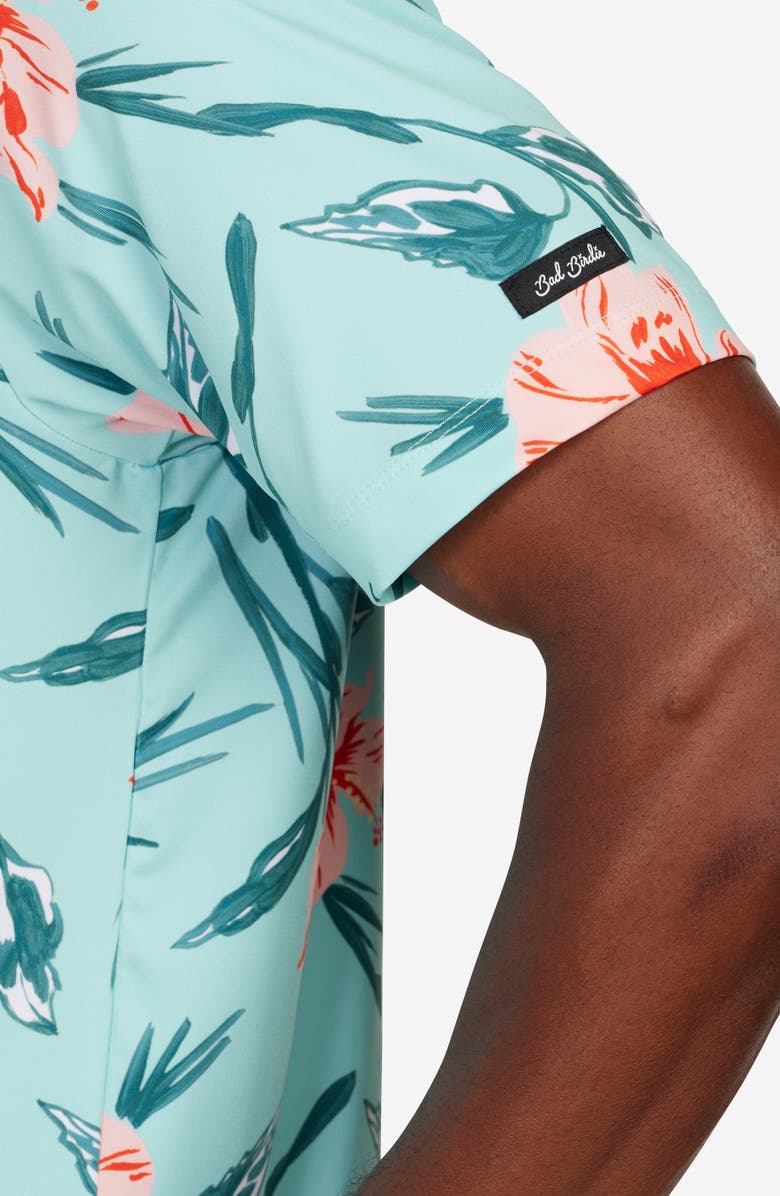 Bad Birdie Never Lei Up Performance Golf Polo, Alternate, color, 