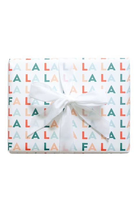 FA LA LA Holiday Wrapping Paper wrapping paper