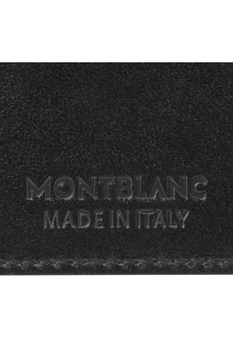 Montblanc Meisterstück Leather Bifold Wallet, Alternate, color, Black