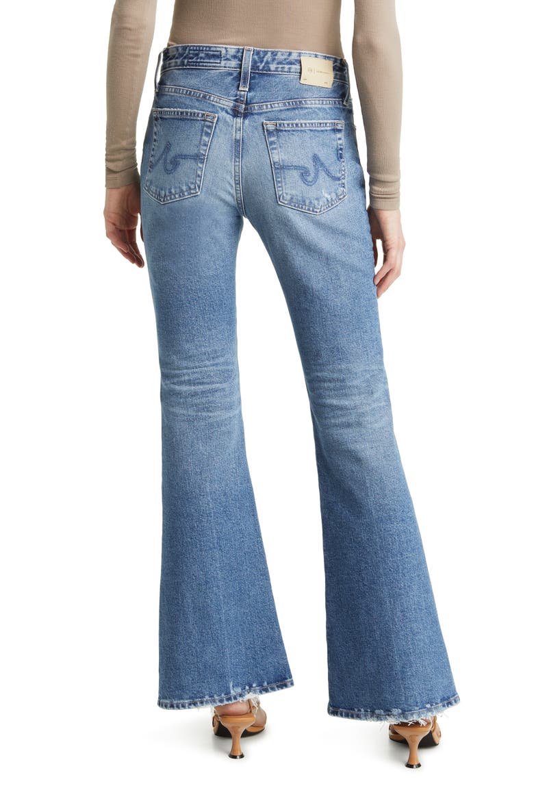 Angeline Mid Rise Flare Jeans, Alternate, color, 16 YEARS CUPOLA