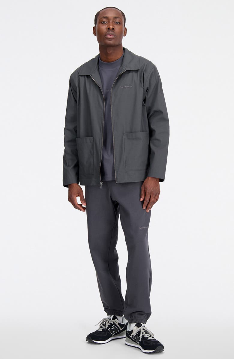 New Balance Athletics Linear Woven Track Jacket, Alternate, color,