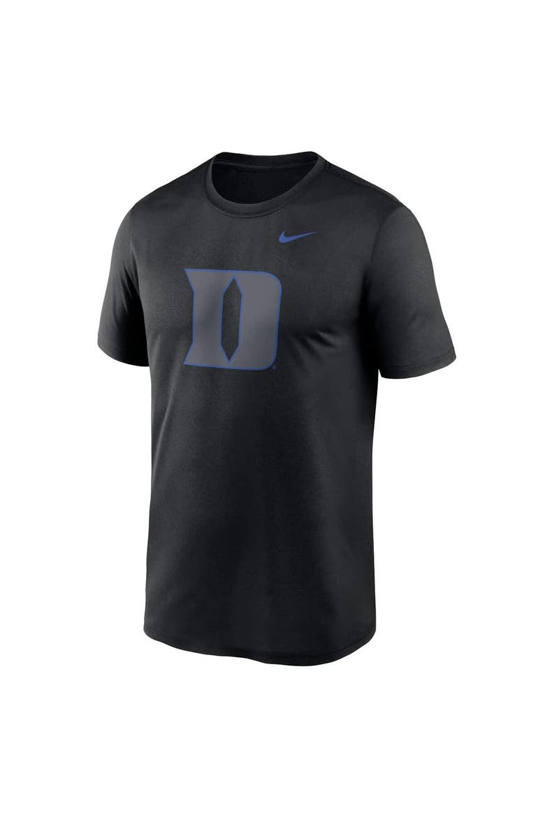 Men's Nike Black Duke Blue Devils Color Pop Logo Legend T-Shirt, Alternate, color, Black