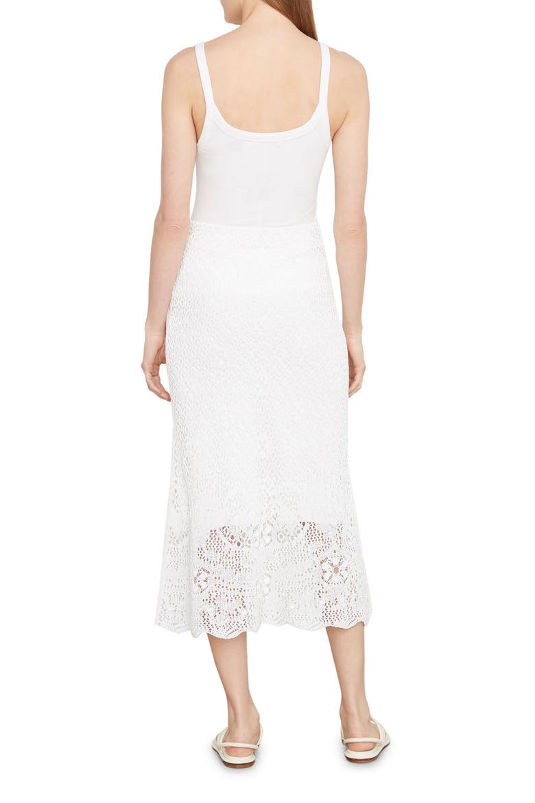 Floral Lace Maxi Skirt, Alternate, color, OPTIC WHITE