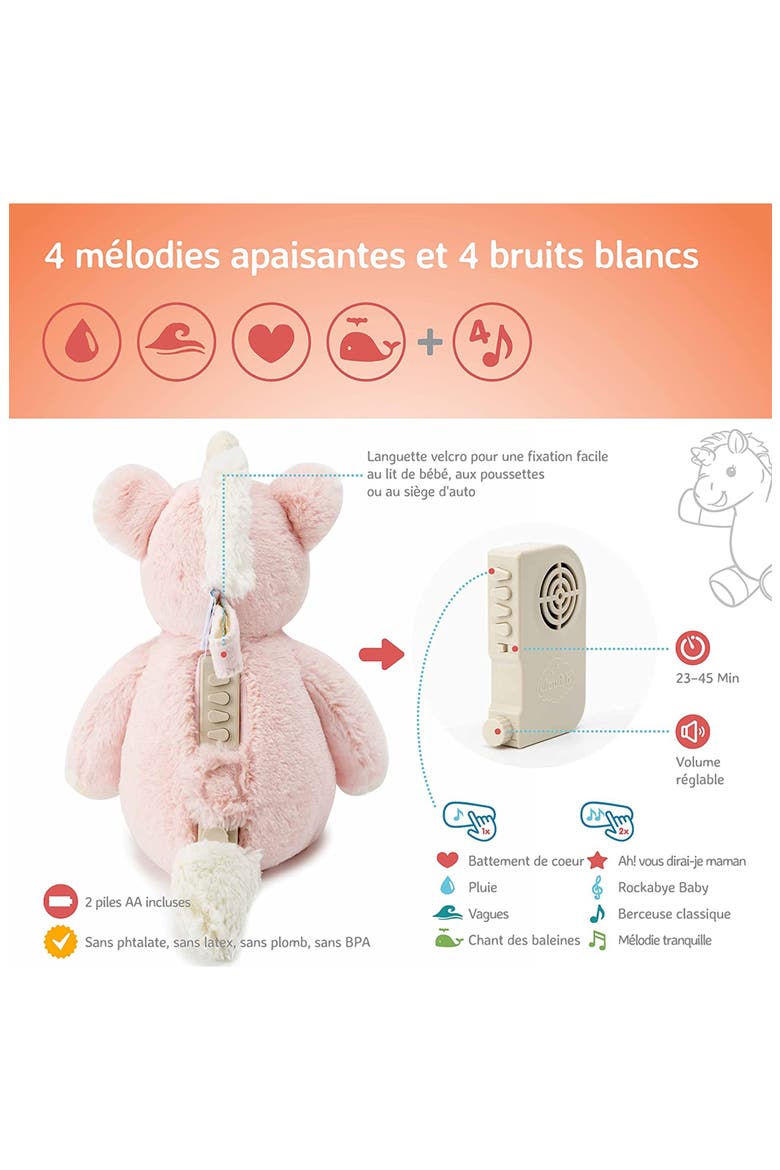 Ella the Unicorn™ Soothing Sound Machine, Alternate, color, PINK