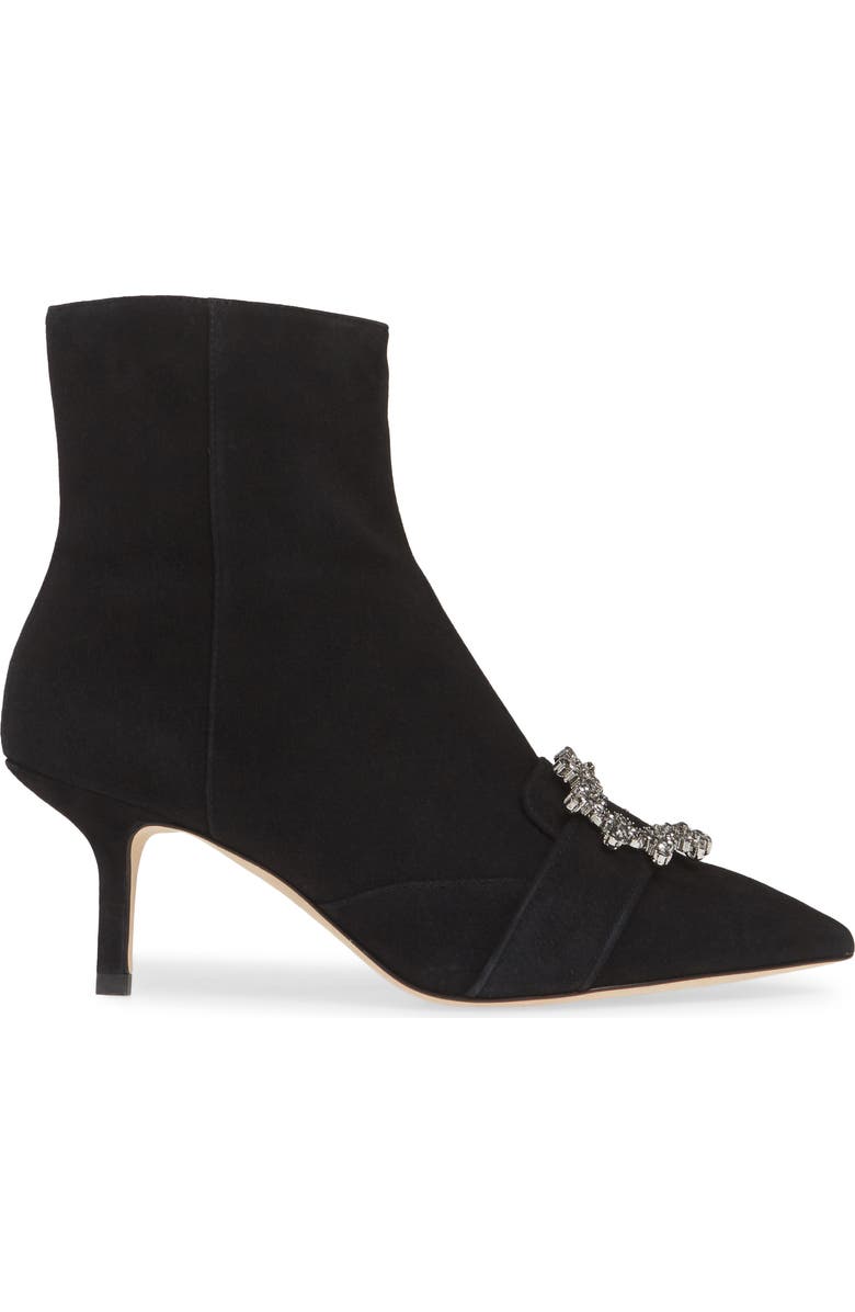 Tory Burch Crystal Buckle Bootie, Alternate, color,
