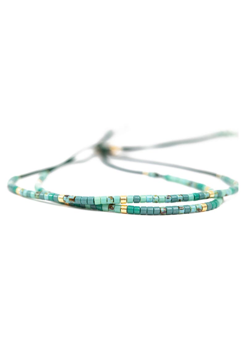 Beaded Friendship Bracelet, Alternate, color, Turquoise