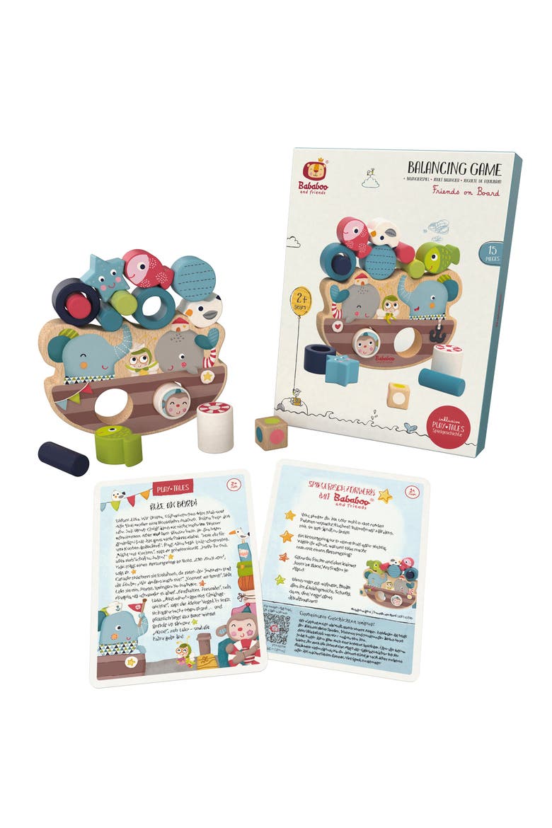 Friends on Board Balancing Game, Alternate, color, Multi / Blue
