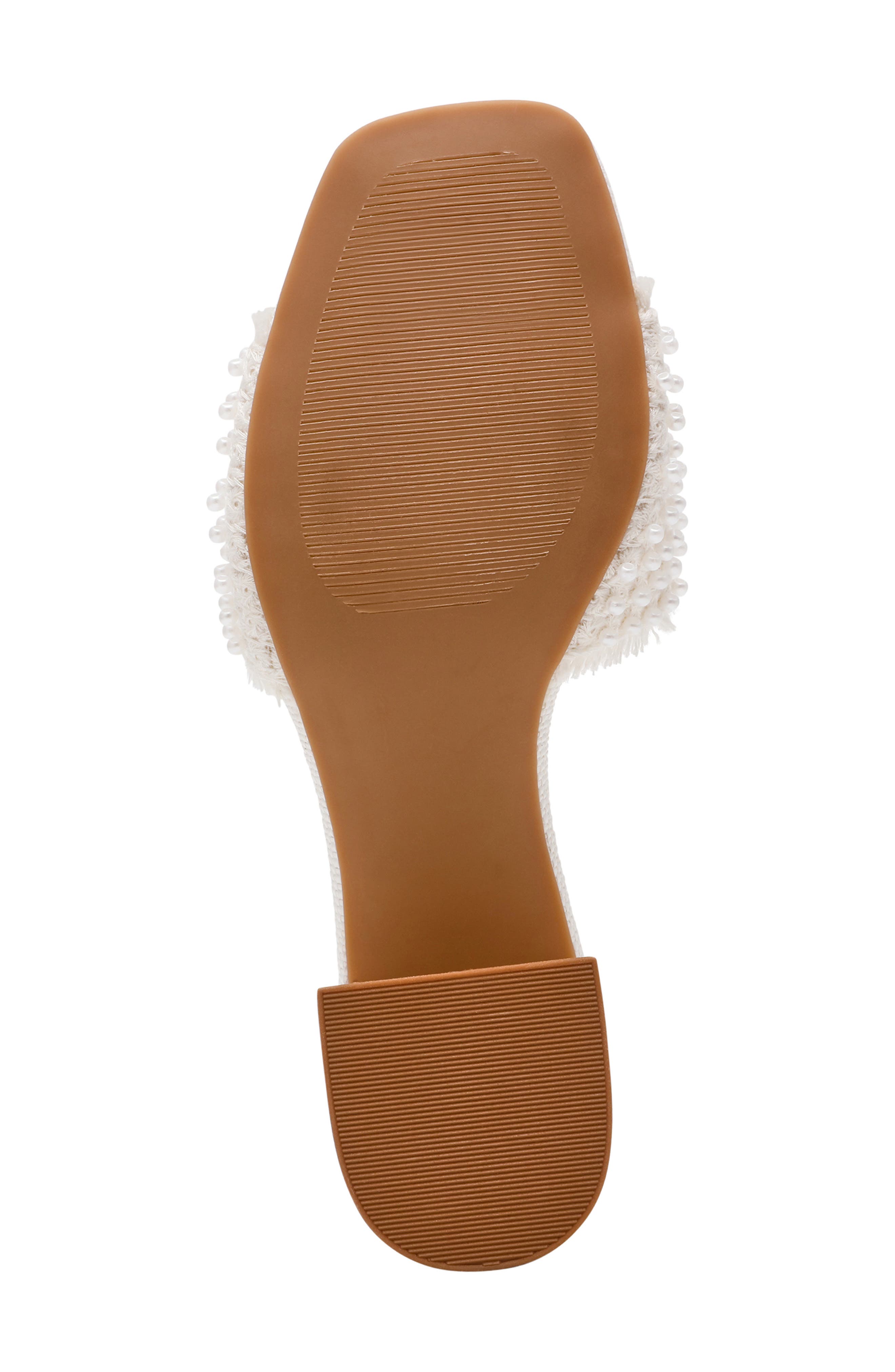 Anne Klein Dolls Block Heel Sandal, Alternate, color, Pearl
