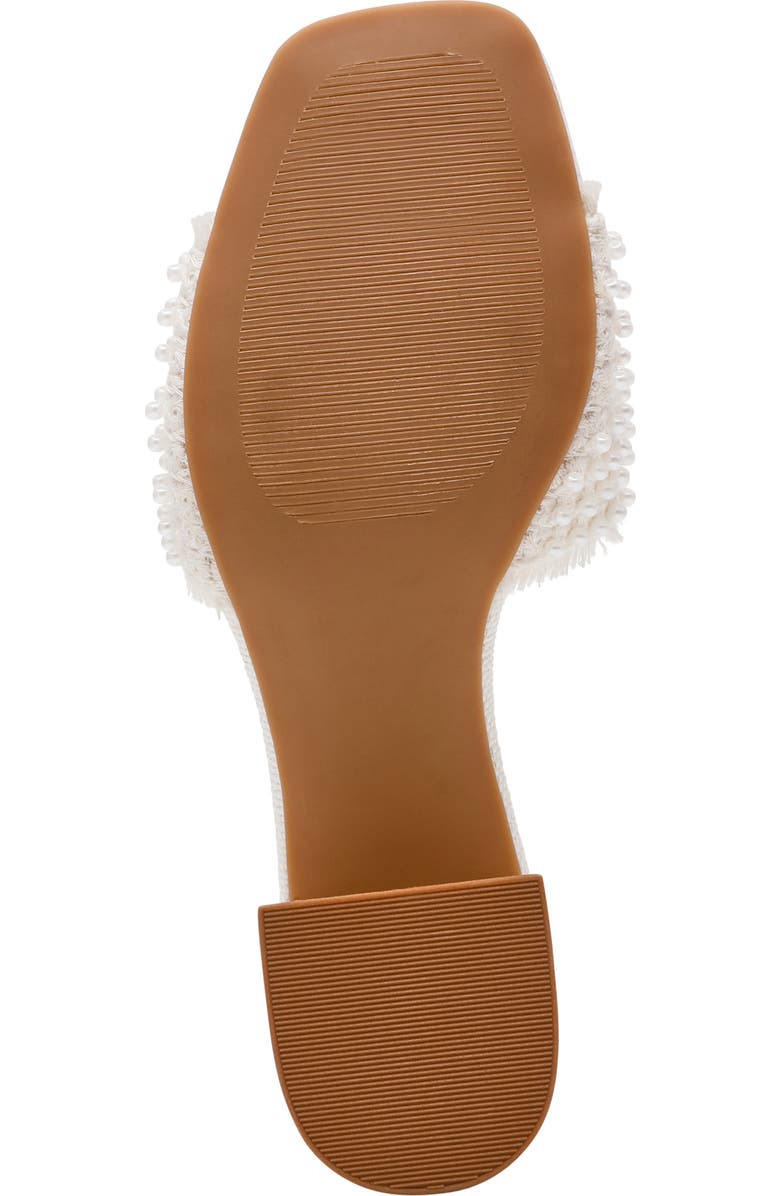 Anne Klein Dolls Block Heel Sandal, Alternate, color, Pearl