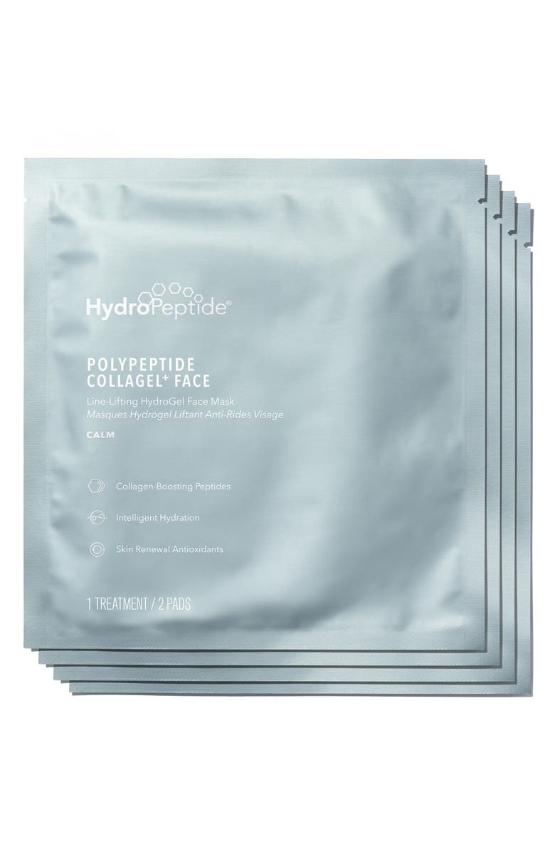 HydroPeptide 4-Pack Polypeptide Collagel Face Masks, Alternate, color, 