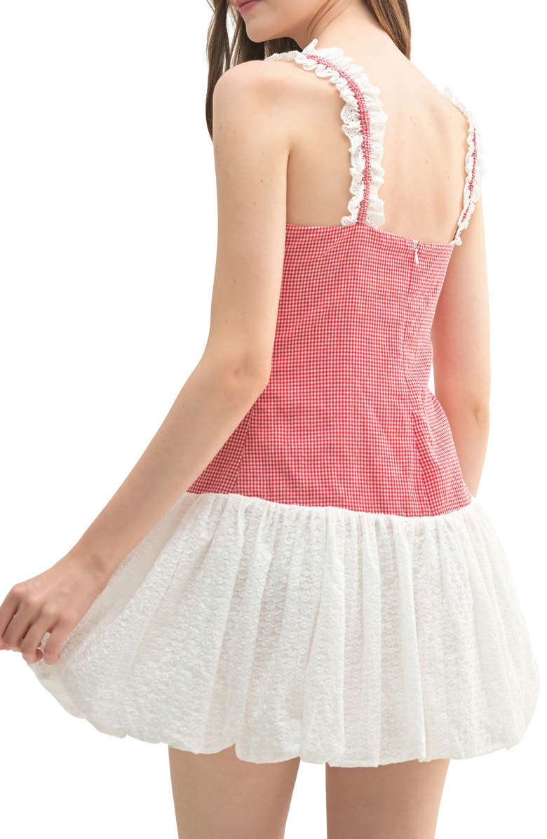 Lush Bustier Bubble Dress, Alternate, color,