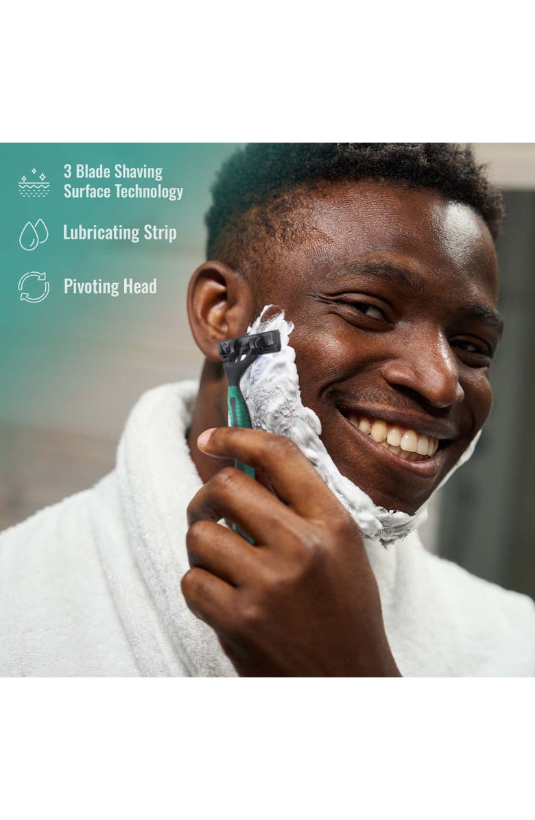 PURSONIC Mario Lopez Wireless Body Hair Trimmer & Shaver and Disposable Razors, Alternate, color, Black