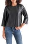 Dee Faux Leather Top