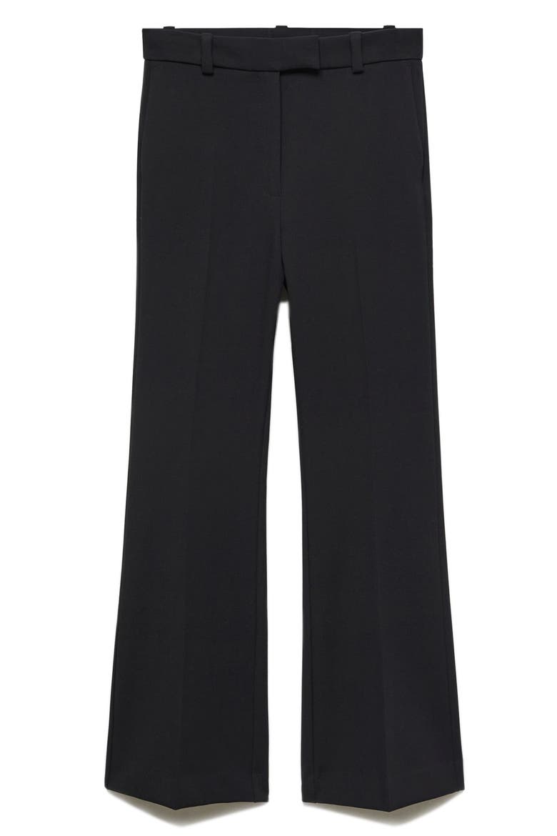 Flare Leg Pants, Alternate, color, BLACK