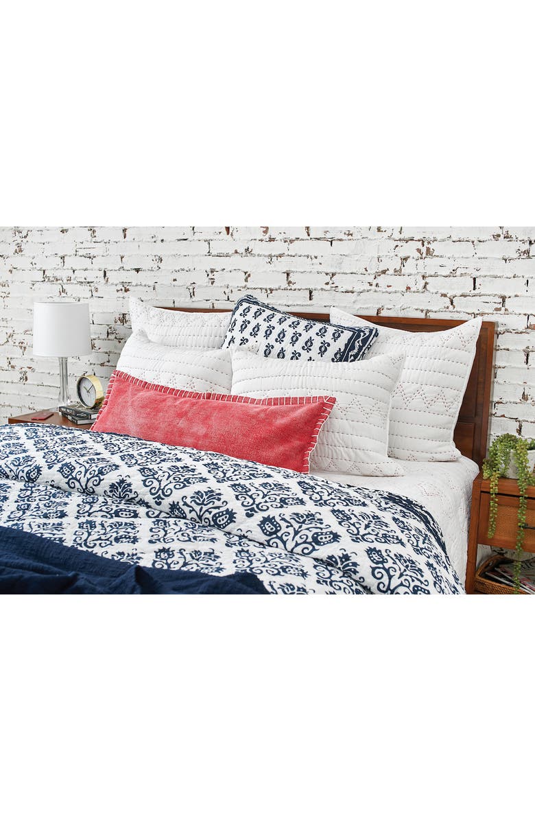 carol & frank 20" x 26" Colonial Williamsburg 20" x 26" Cassie Standard Sham, Alternate, color, Blue