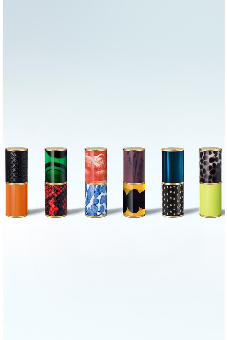 Refillable Lipstick Case, Alternate, color, POLKA DOT