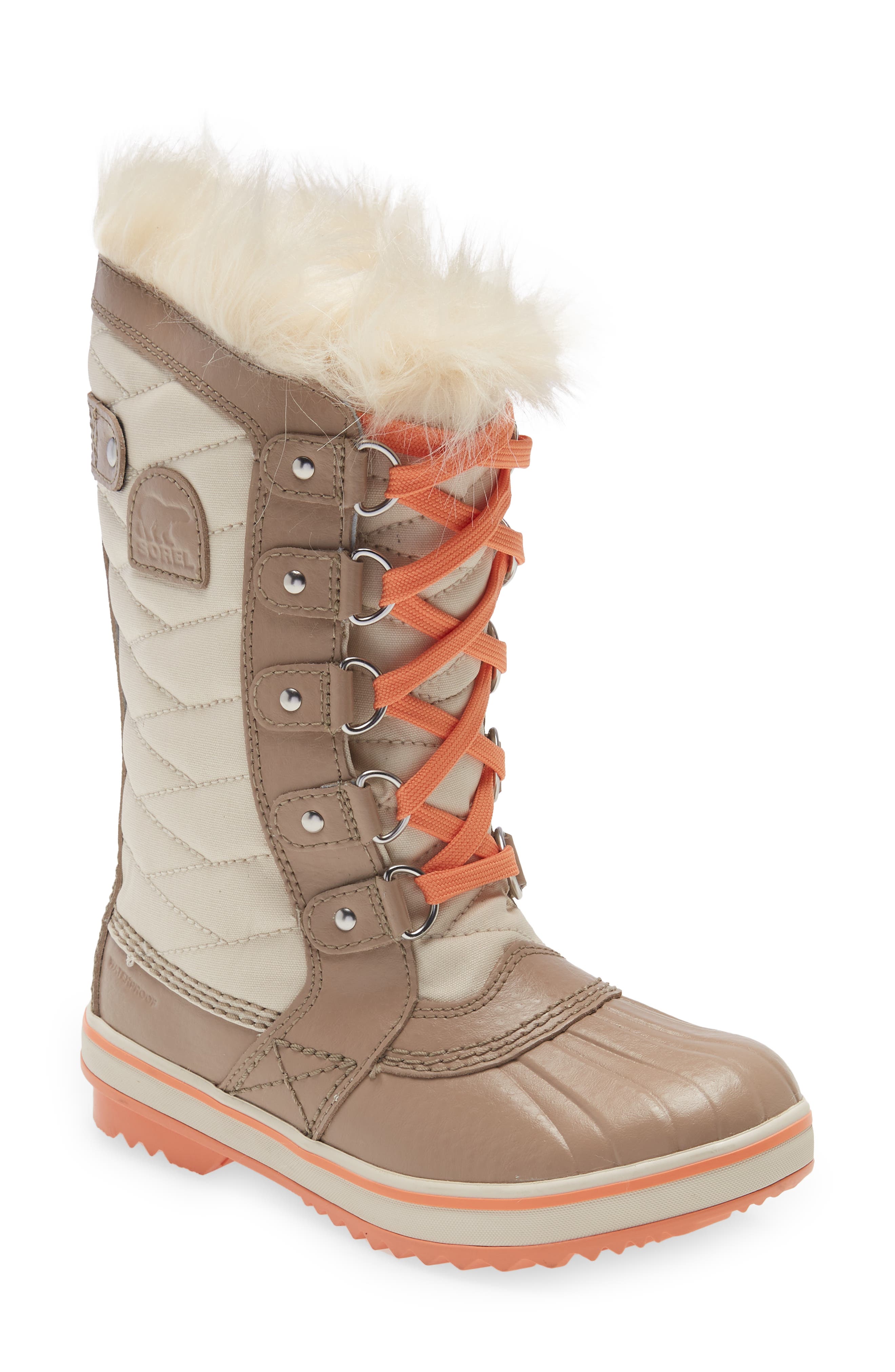 SOREL Tofino II Faux Fur Lined Waterproof Boot, Main, color, 