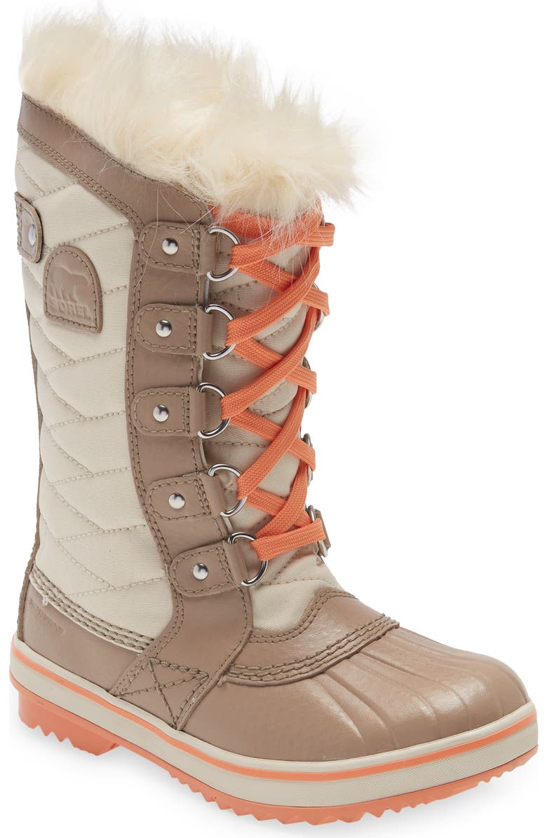 SOREL Tofino II Faux Fur Lined Waterproof Boot, Main, color,