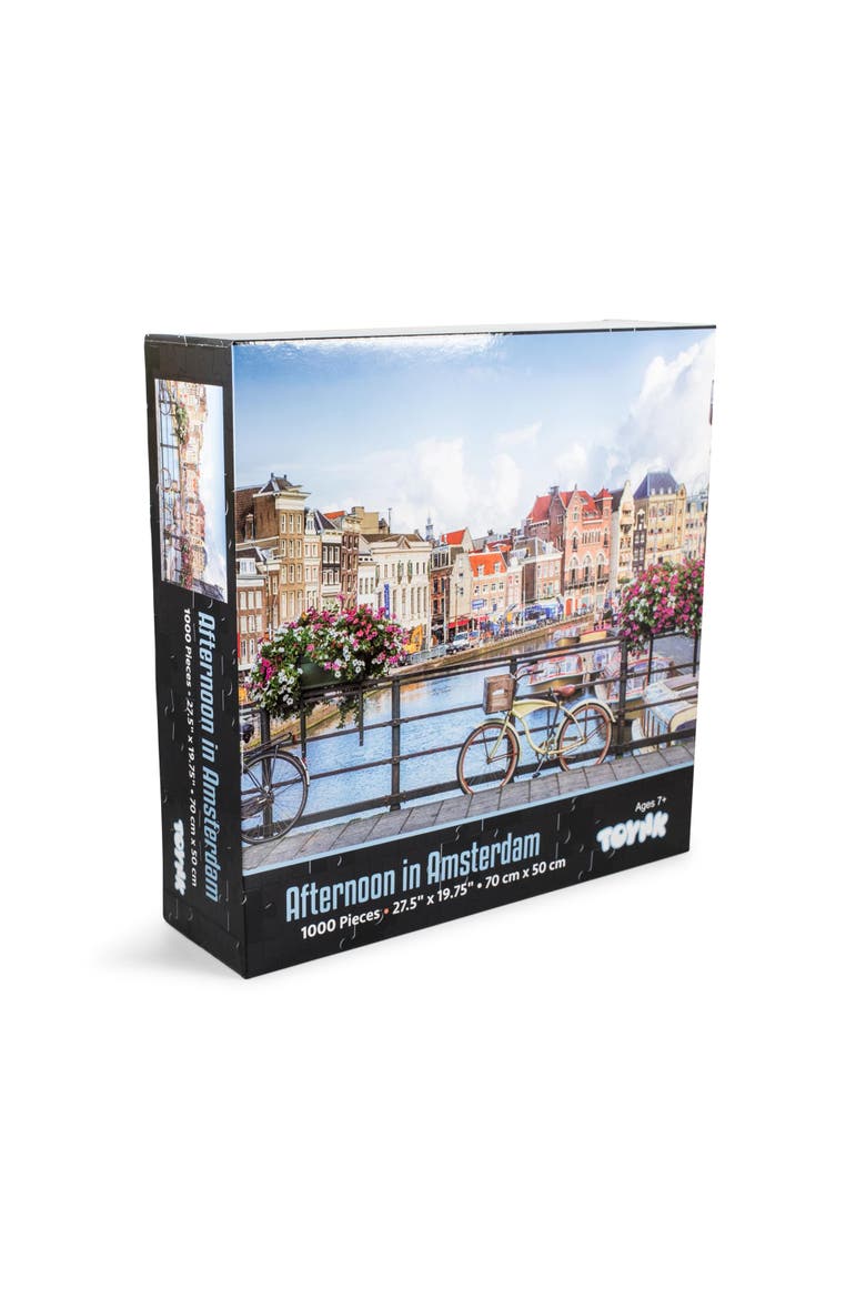 Afternoon in Amsterdam City 1000 Piece Jigsaw Puzzle, Main, color, Multi-Color