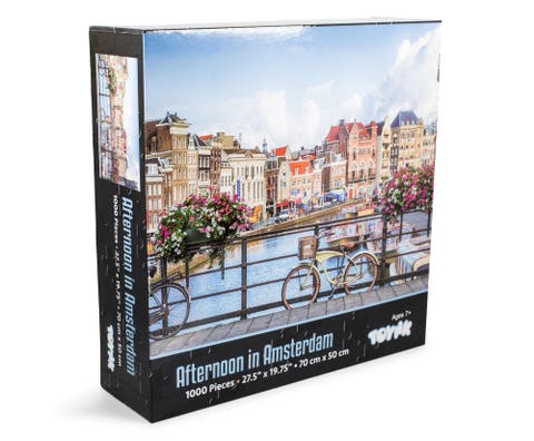 Afternoon in Amsterdam City 1000 Piece Jigsaw Puzzle