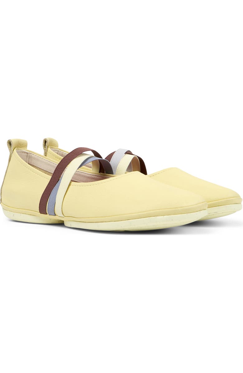 Camper Right Nina Twins Mismatch Ballerina Flat, Alternate, color, Light Pastel Yellow