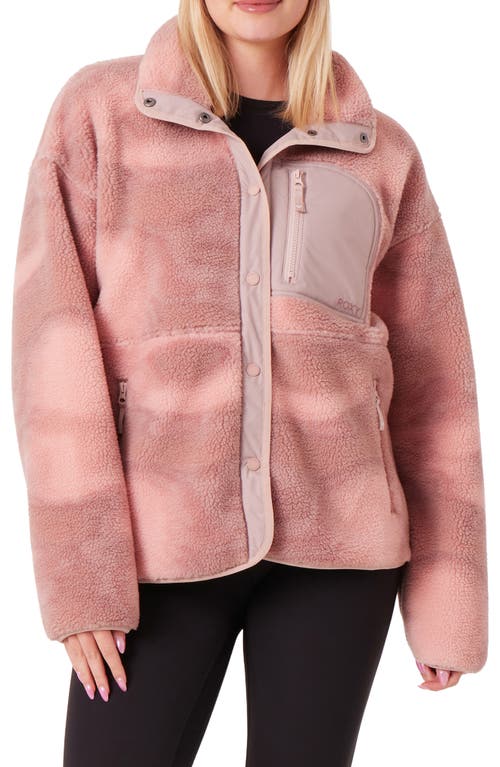 Roxy Axel Fleece Jacket In Pink