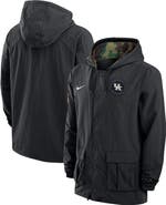 Nike Men's Nike Black Kentucky Wildcats 2025 NCAA Military Appreciation Full-Snap Jacket