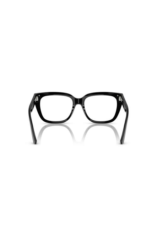 Jimmy Choo 52mm Square Optical Glasses In Black