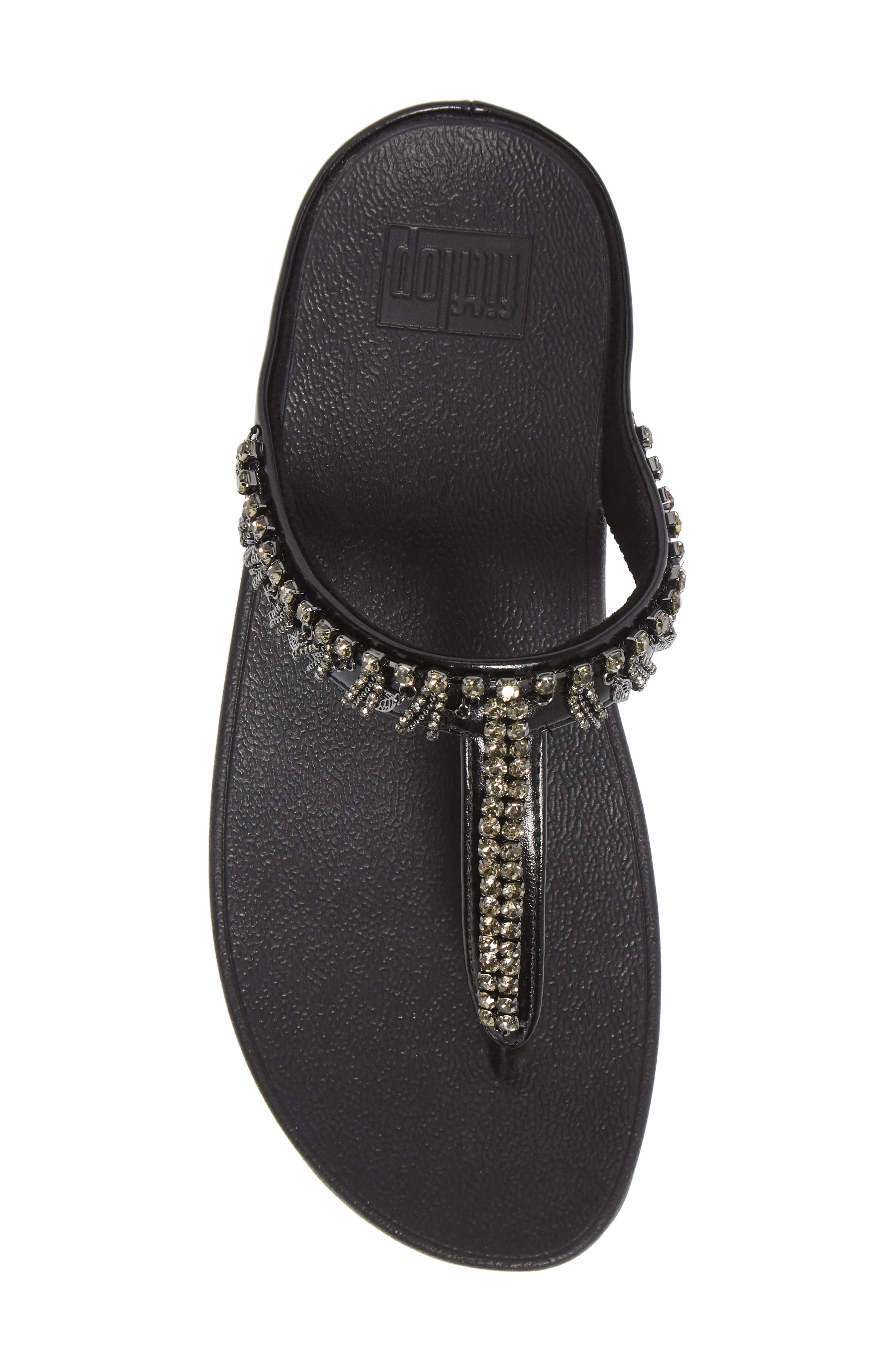 FitFlop Fino Embellished Flip Flop, Alternate, color, 