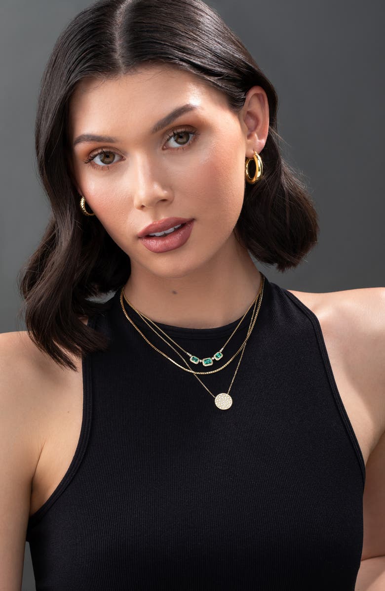 Bony Levy Cleo 14K Gold Tennis Necklace, Alternate, color,