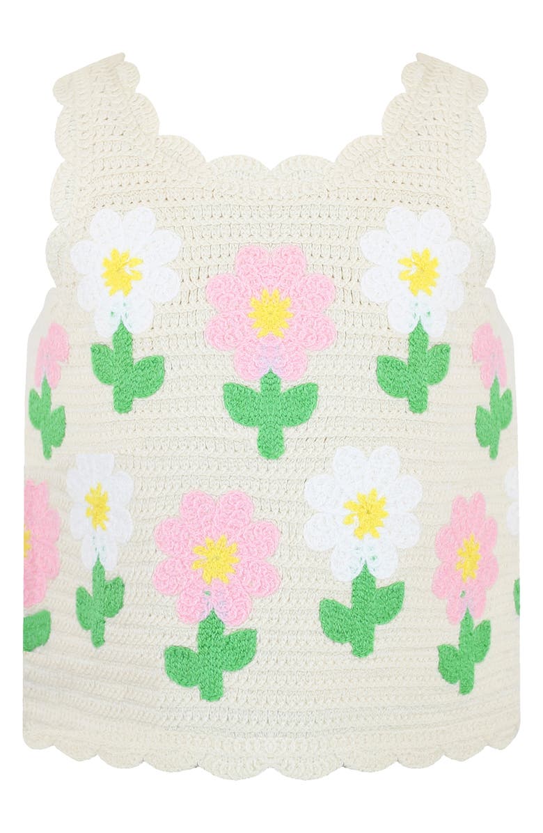 Zunie Kids' Daisy Tank & Skirt Set, Alternate, color, 