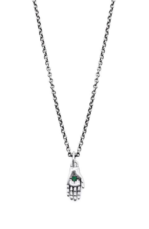 Men's Silver Oracle Necklace
