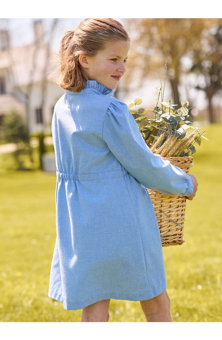 Little English Kids' Ruffled Shirt Dress, Alternate, color, Alaskan Flannel
